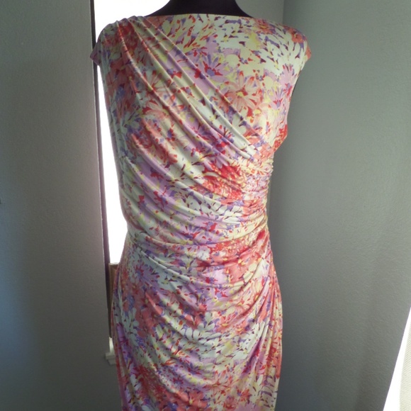 MIDI DRESS AMERICAN LIVING Size 14 MULTICOLOR - Picture 2 of 8